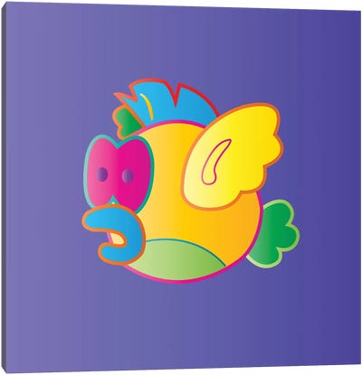 Gigifish Canvas Art Print - Super Mario Bros