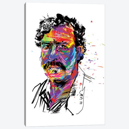 Pablo Escobar Canvas Print #TDR150} by TECHNODROME1 Canvas Artwork