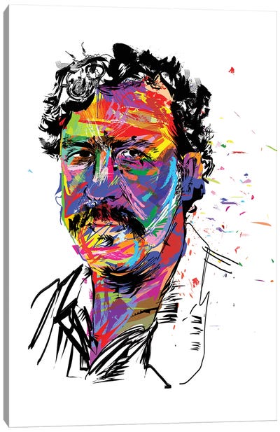 Pablo Escobar Canvas Art Print - Gangsters & Criminals