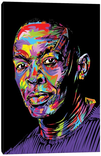 Dr. Dre Canvas Art Print - Male Portrait Art