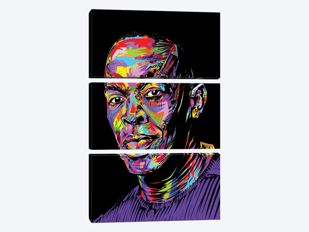 Dr. Dre by TECHNODROME1 3-piece Canvas Print