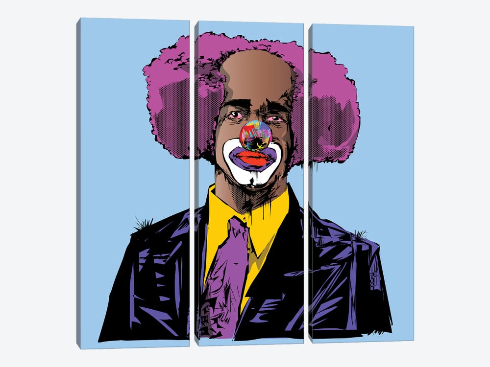 Homey D. Clown by TECHNODROME1 3-piece Canvas Art
