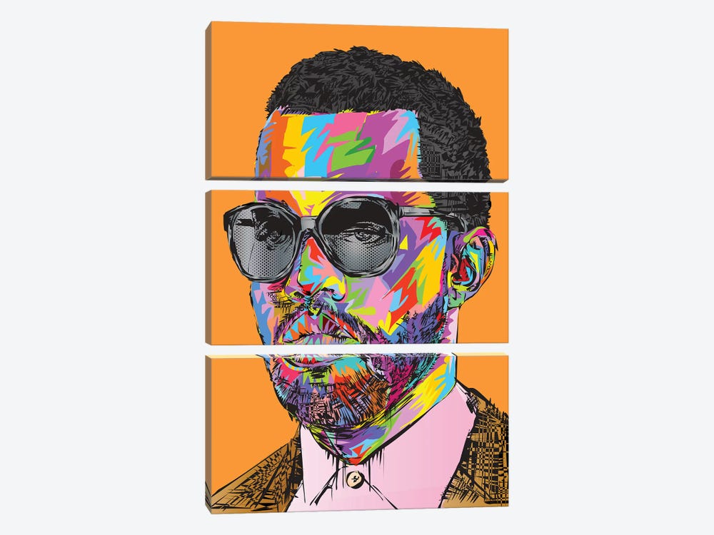 Kanye Old by TECHNODROME1 3-piece Canvas Print