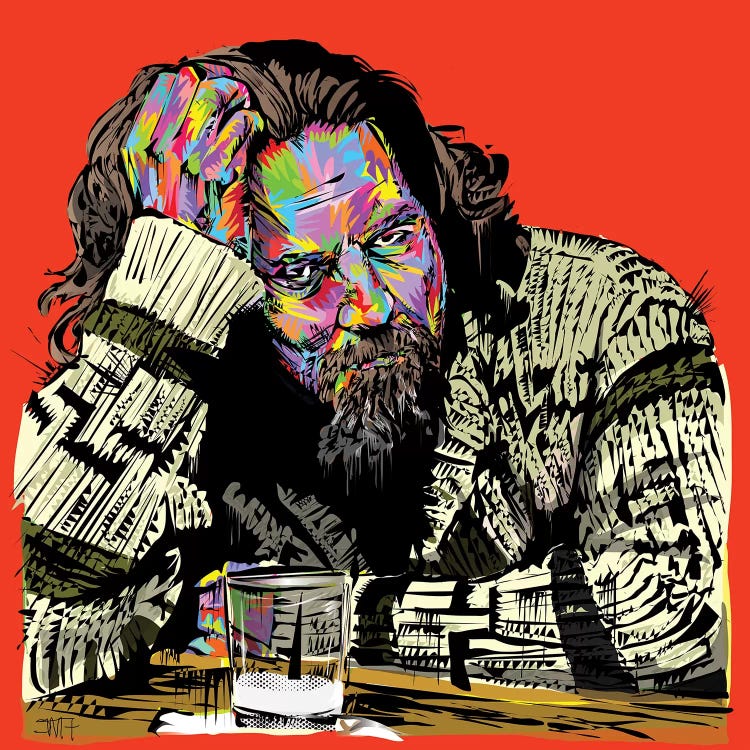 The Dude by TECHNODROME1 wall art