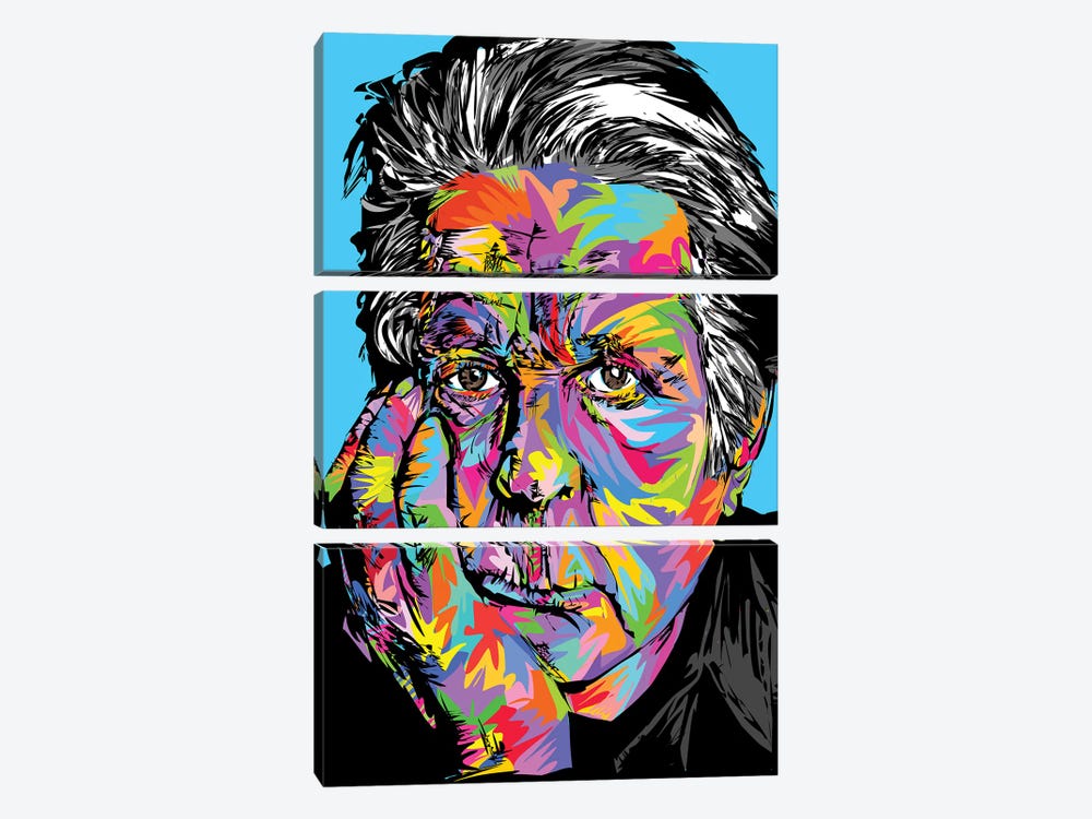 Brian Wilson by TECHNODROME1 3-piece Canvas Wall Art