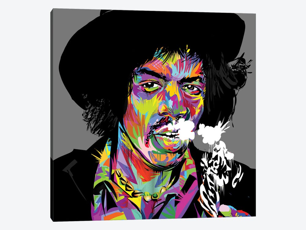 Jimi Hendrix by TECHNODROME1 1-piece Art Print