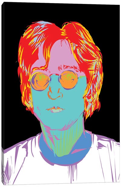 Lennon Canvas Art Print - TECHNODROME1