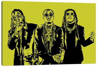 Migos Canvas Art Print - Rap & Hip-Hop Art
