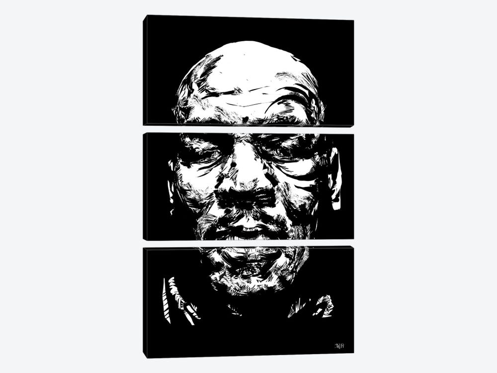 Mike Tyson by TECHNODROME1 3-piece Art Print