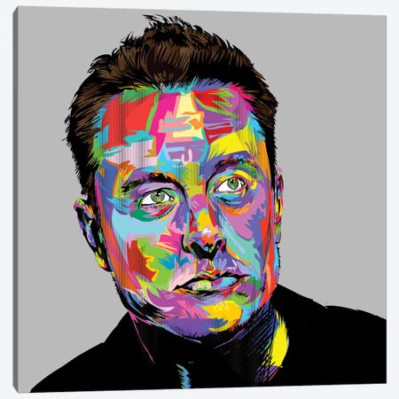 Musk Canvas Print #TDR187} by TECHNODROME1 Canvas Art