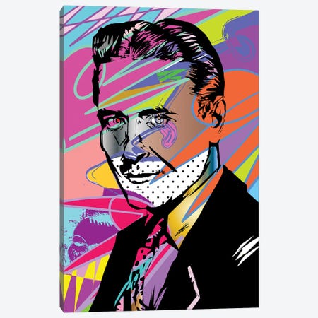 F Scott Fitzgerald Canvas Print #TDR210} by TECHNODROME1 Canvas Art Print