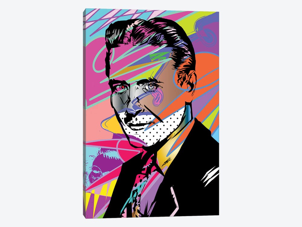 F Scott Fitzgerald by TECHNODROME1 1-piece Canvas Wall Art