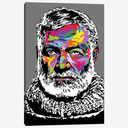 Hemingway IV Canvas Print #TDR216} by TECHNODROME1 Canvas Artwork