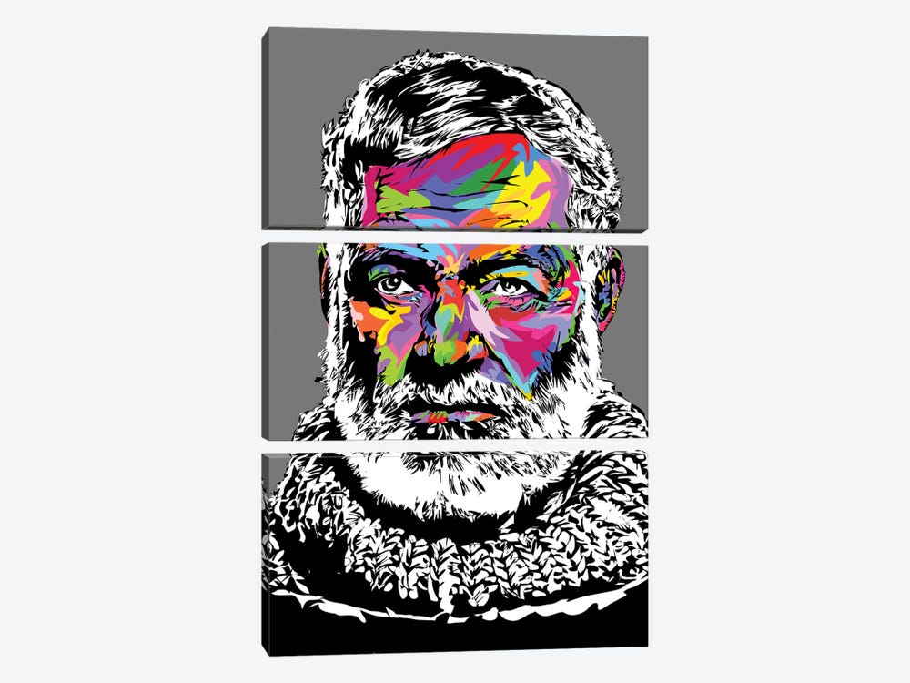 Hemingway IV by TECHNODROME1 3-piece Canvas Wall Art