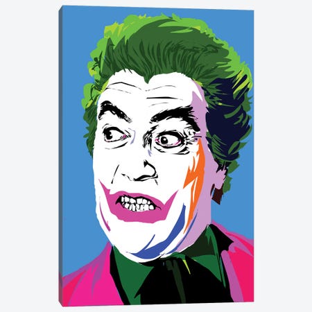 Joker Classic Canvas Print #TDR222} by TECHNODROME1 Canvas Artwork