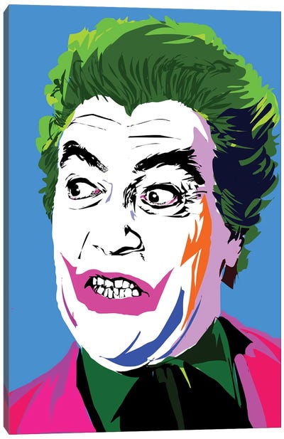 Joker Classic Canvas Art Print - Villain Art
