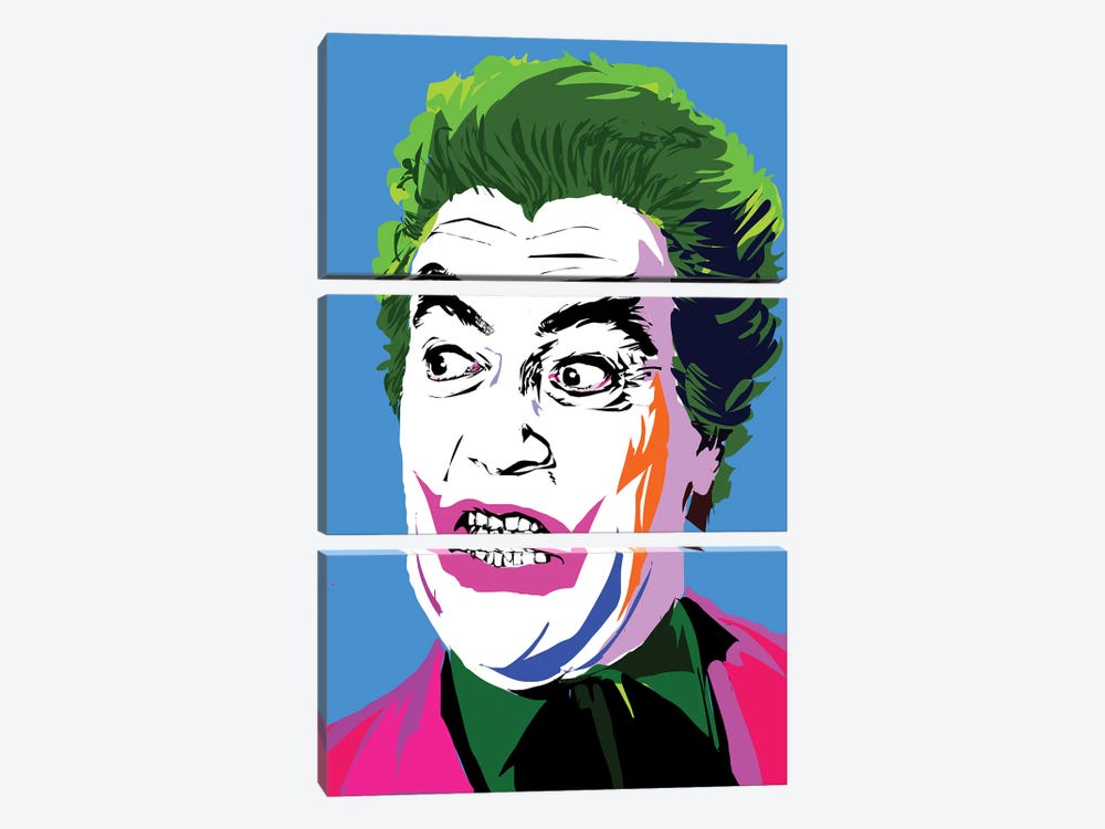 Joker Classic by TECHNODROME1 3-piece Canvas Art Print