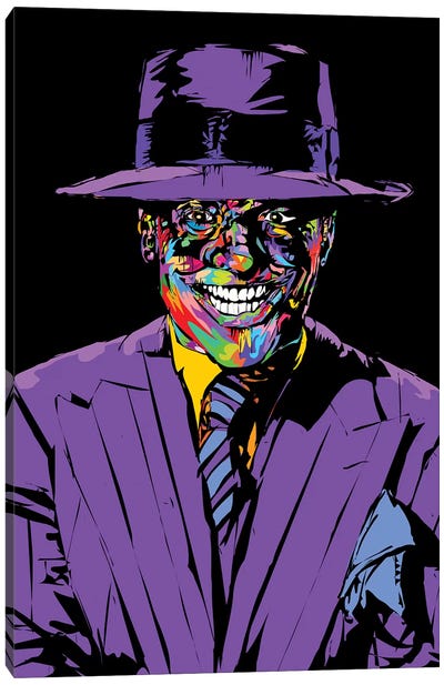Joker Nicholson Canvas Art Print - Villain Art