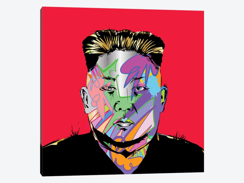 Kim Jong by TECHNODROME1 1-piece Canvas Art Print