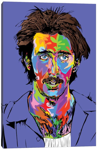 Nicolas Cage Arizona Canvas Art Print - Comedy Movie Art