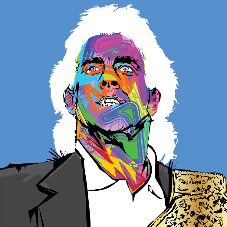 Ric Flair by TECHNODROME1 wall art