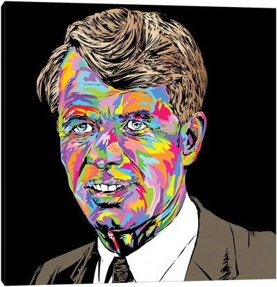 Robert Kennedy Canvas Art Print - Robert Kennedy