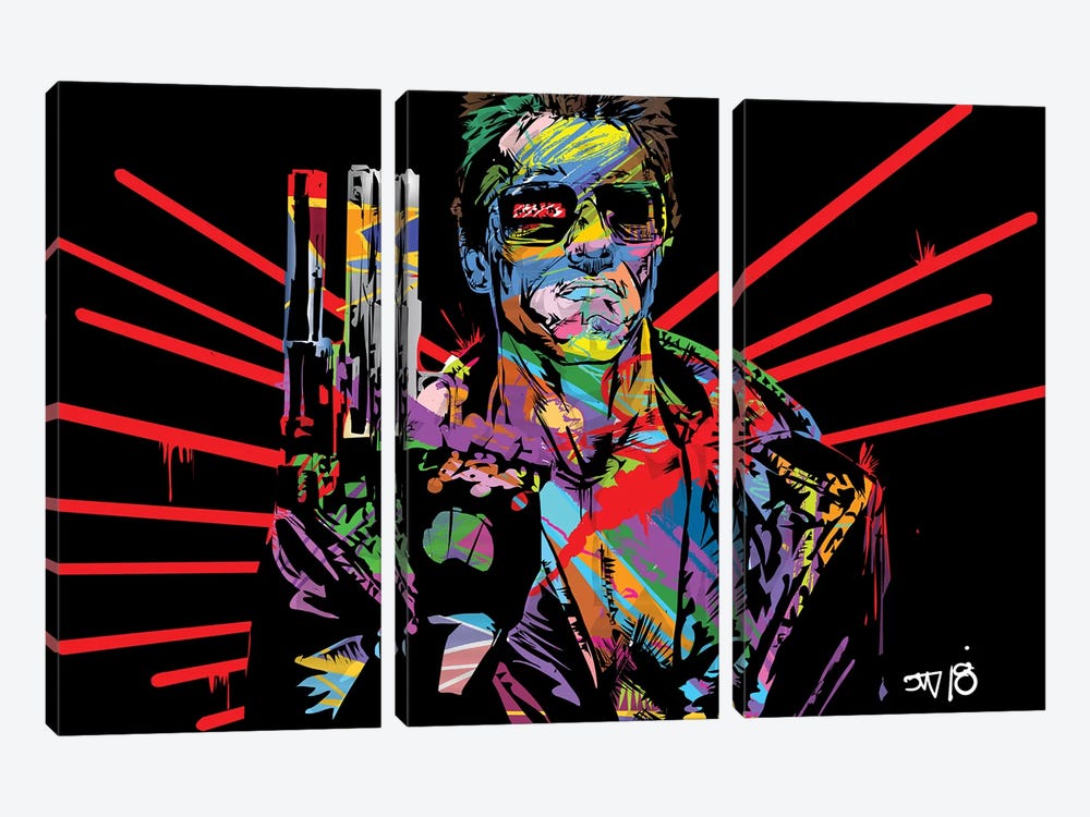 Terminator 3-piece Canvas Print