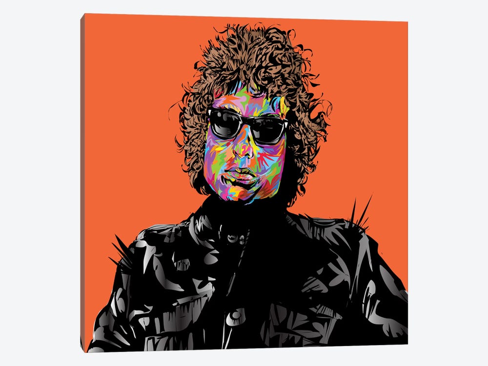 Bob Dylan by TECHNODROME1 1-piece Canvas Artwork