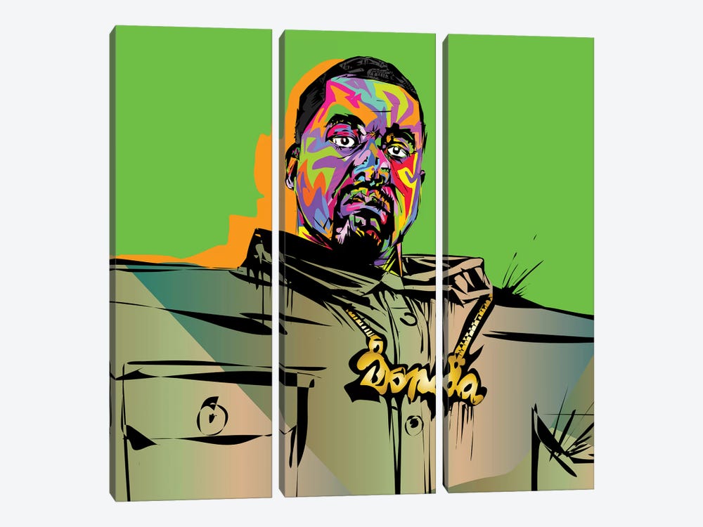 Kanye Love It by TECHNODROME1 3-piece Canvas Art Print