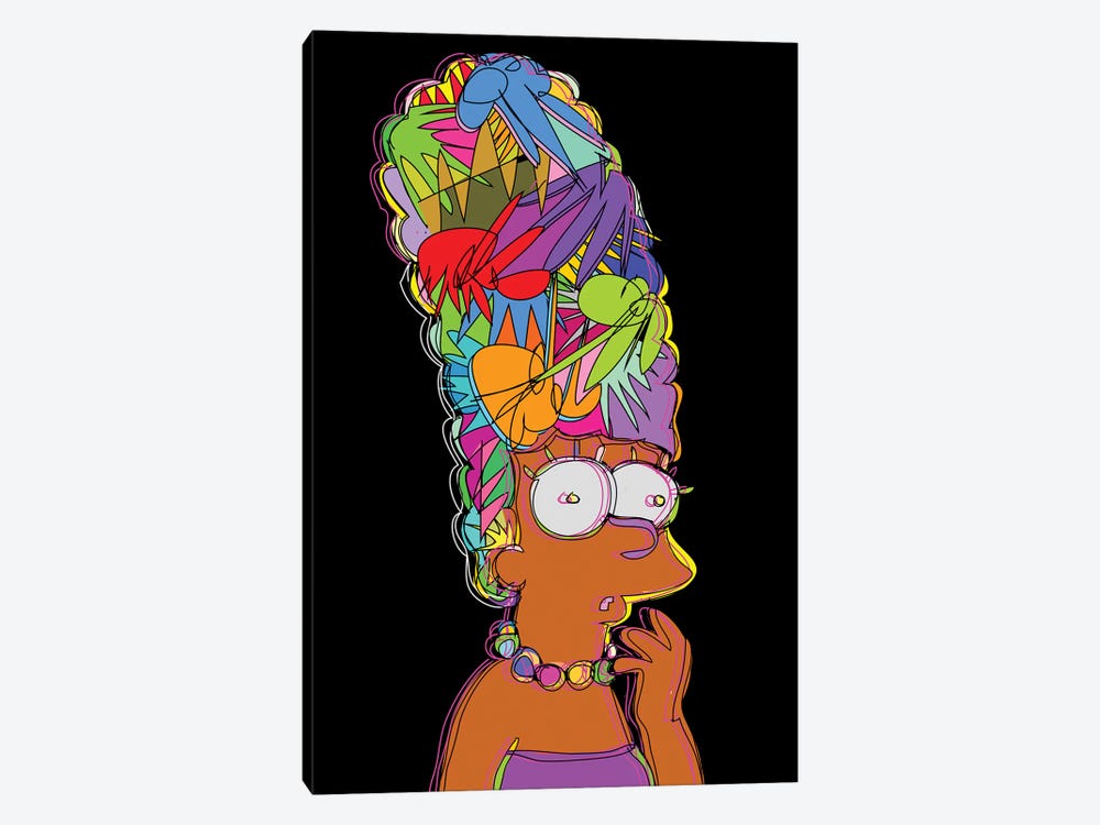 Marge Simpson by TECHNODROME1 1-piece Canvas Art