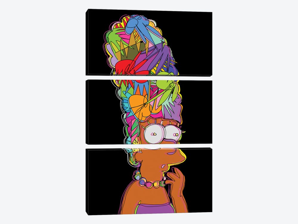 Marge Simpson 3-piece Canvas Wall Art