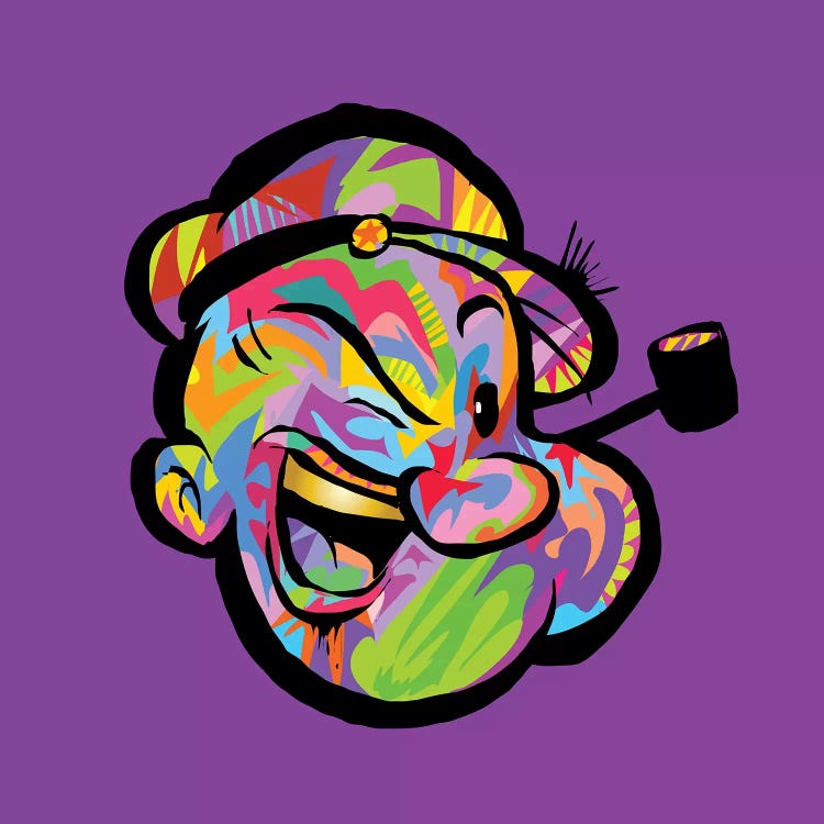 Popeye by TECHNODROME1 wall art