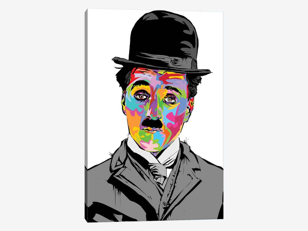 Charlie Chaplin by TECHNODROME1 1-piece Canvas Print