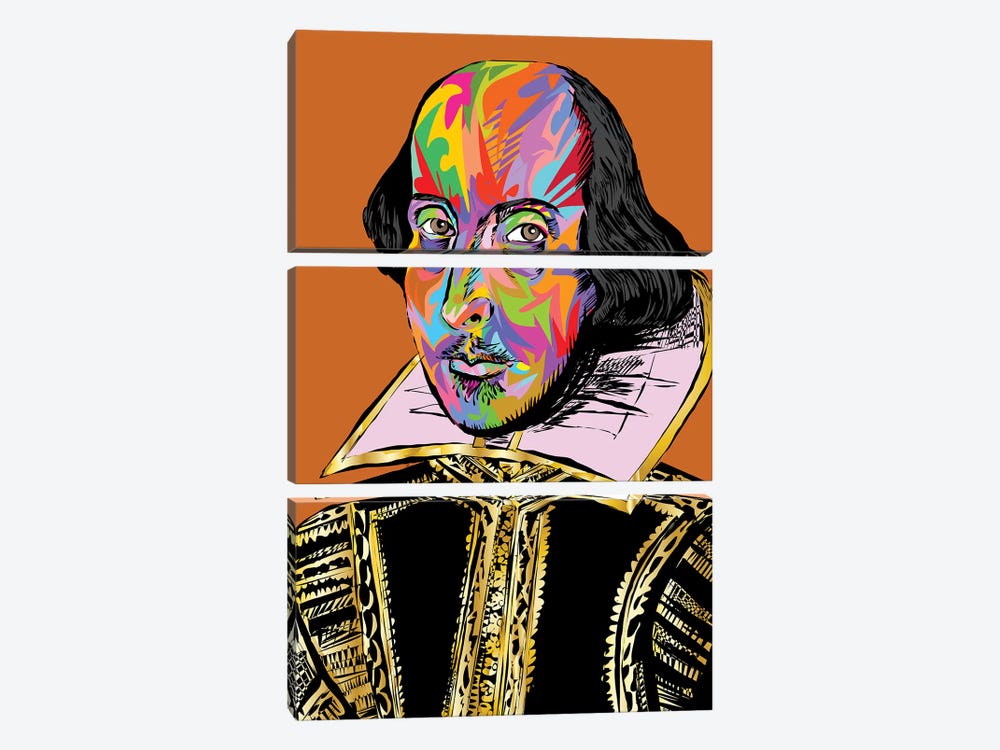 Shakespeare by TECHNODROME1 3-piece Canvas Art
