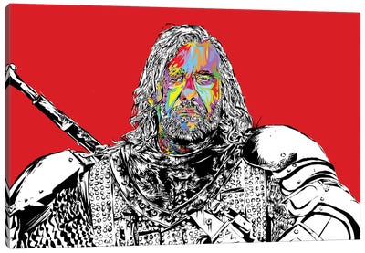 The Hound Canvas Art Print - Game of Thrones