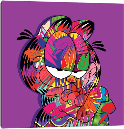 Garfield Canvas Art Print - TECHNODROME1