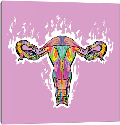Ovaries Canvas Art Print - #SHERO