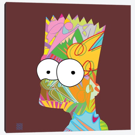 Bart 2019 Canvas Print #TDR312} by TECHNODROME1 Canvas Art