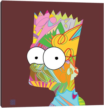 Bart 2019 Canvas Art Print - Cartoon & Animated TV Show Art