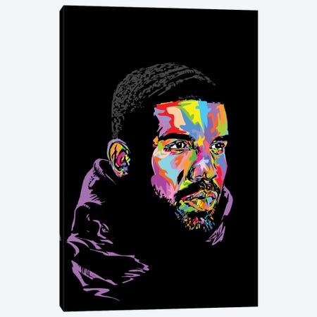 Drake Black 2019 Canvas Print #TDR315} by TECHNODROME1 Art Print