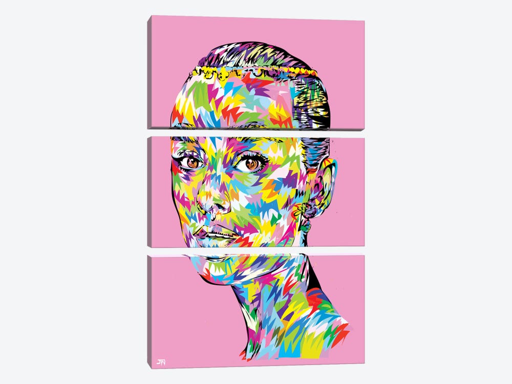 Hepburn Swag by TECHNODROME1 3-piece Canvas Wall Art