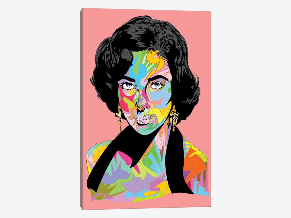 Liz Taylor 2019 by TECHNODROME1 1-piece Canvas Art