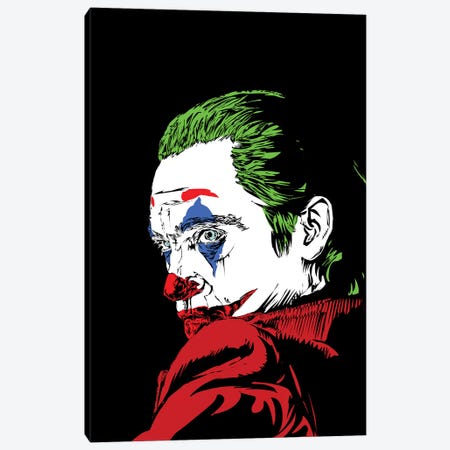 The Real Joker Canvas Print #TDR321} by TECHNODROME1 Canvas Art Print