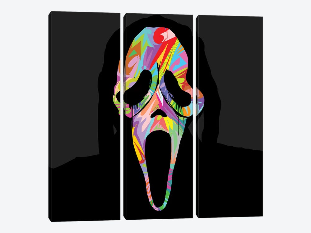 Scream 2019 by TECHNODROME1 3-piece Canvas Print