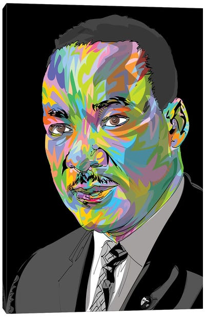 MLK 2020 Canvas Art Print - Educational Art