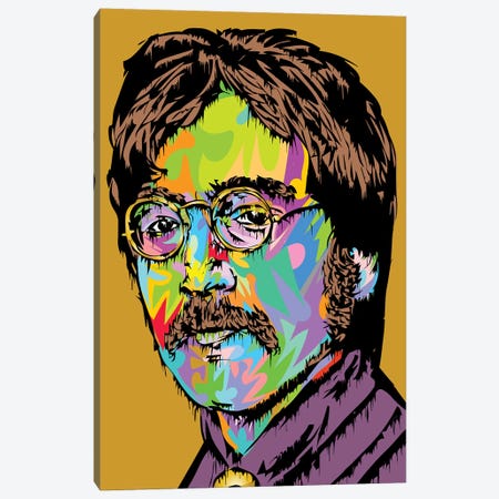 Lennon Canvas Print #TDR341} by TECHNODROME1 Art Print
