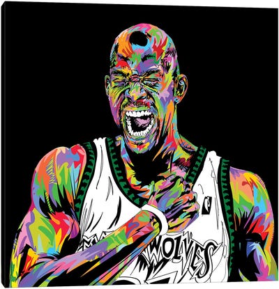 KG 2020 Canvas Art Print - Basketball Art