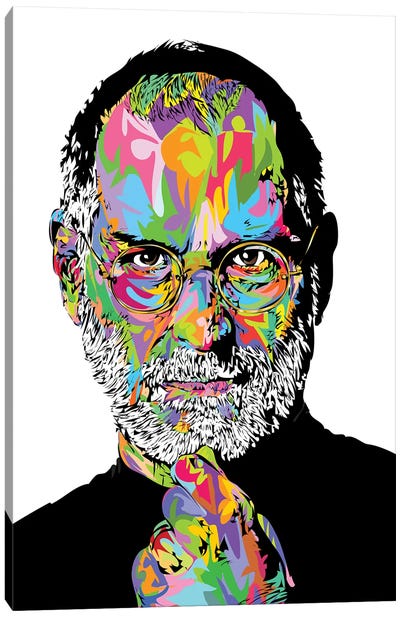 Jobs White 2020 Canvas Art Print - Steve Jobs