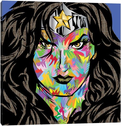 Wonder Breads Canvas Art Print - Wonder Woman