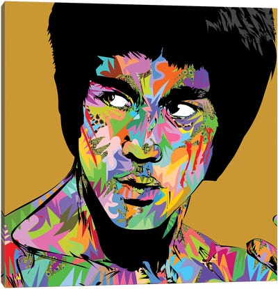 Bruce Lee 2020 Canvas Art Print - Actor & Actress Art